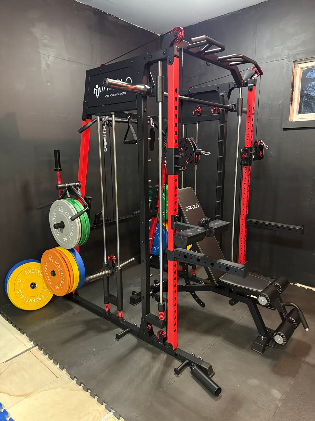 Customer photo review of M4-2.0 Ultra All-In-One Functional Home Gym Smith Machine (UPGRADED)