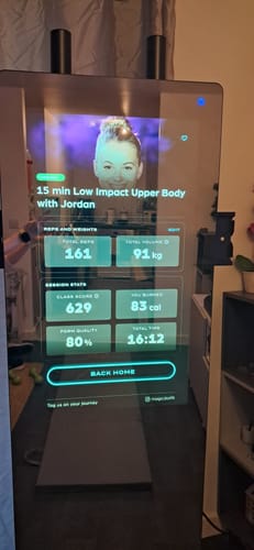 Customer photo review of MAGIC AI: Fitness Smart Mirror