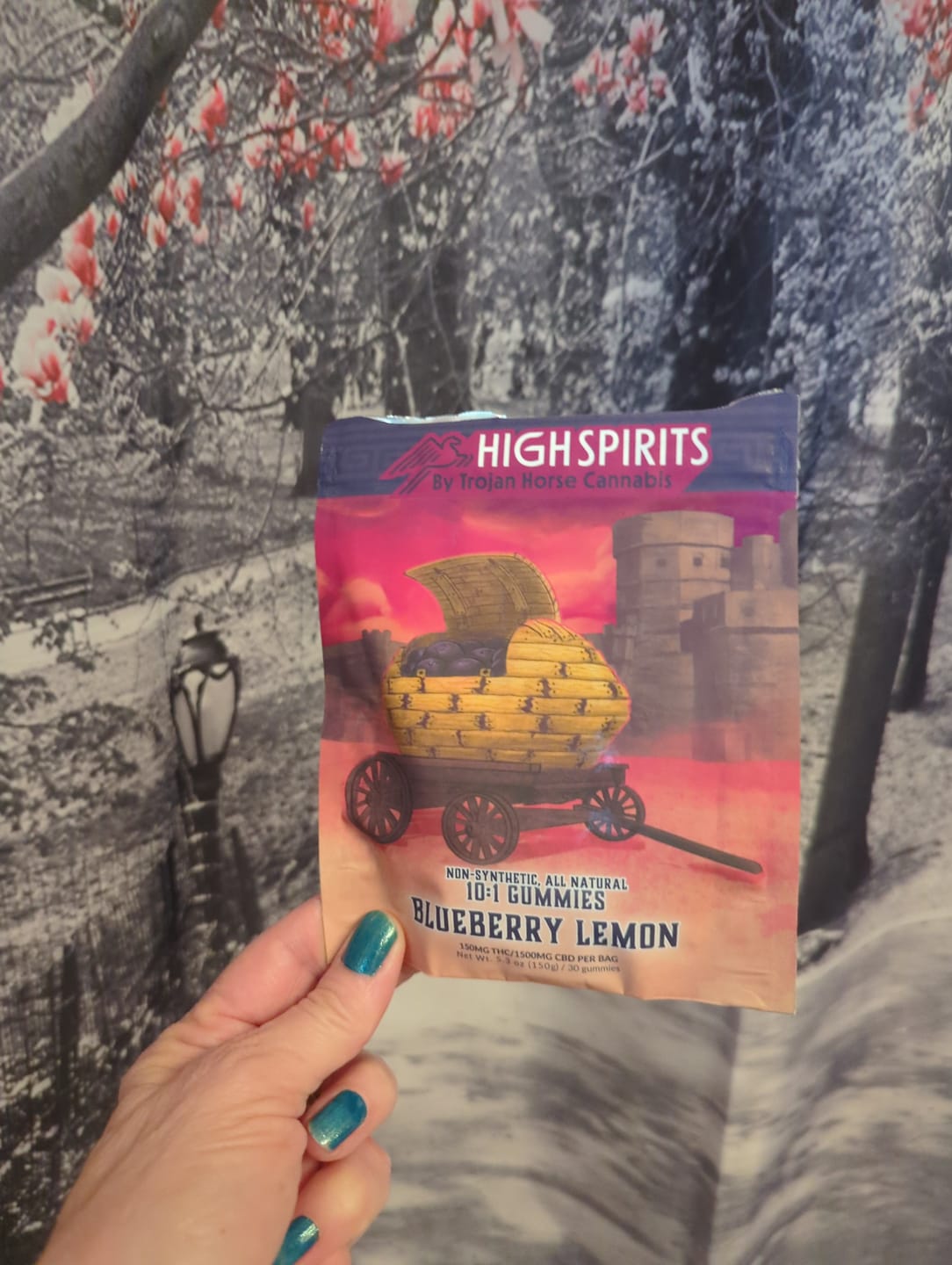 Customer photo review of Blueberry Lemon Gummies 10:1 5mg