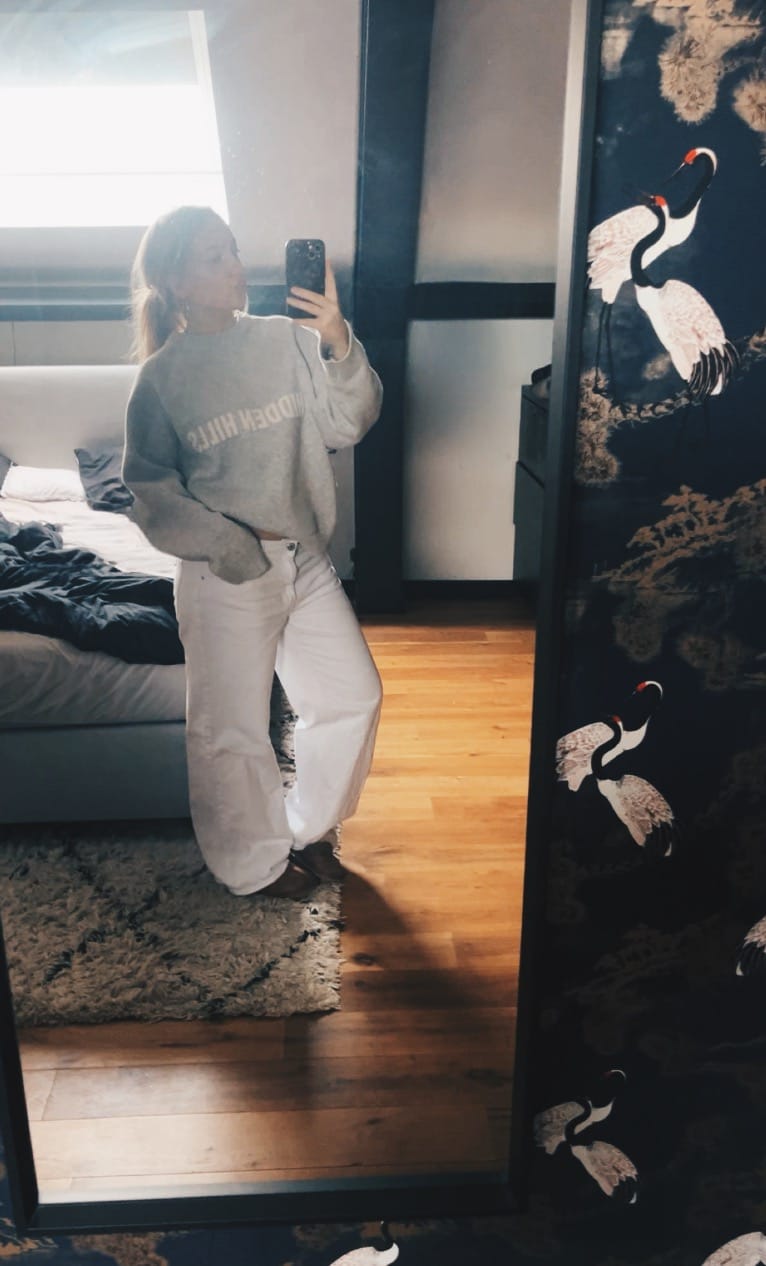 Avis client avec photo sur le PULL EN MAILLE GRIS CLAIR
