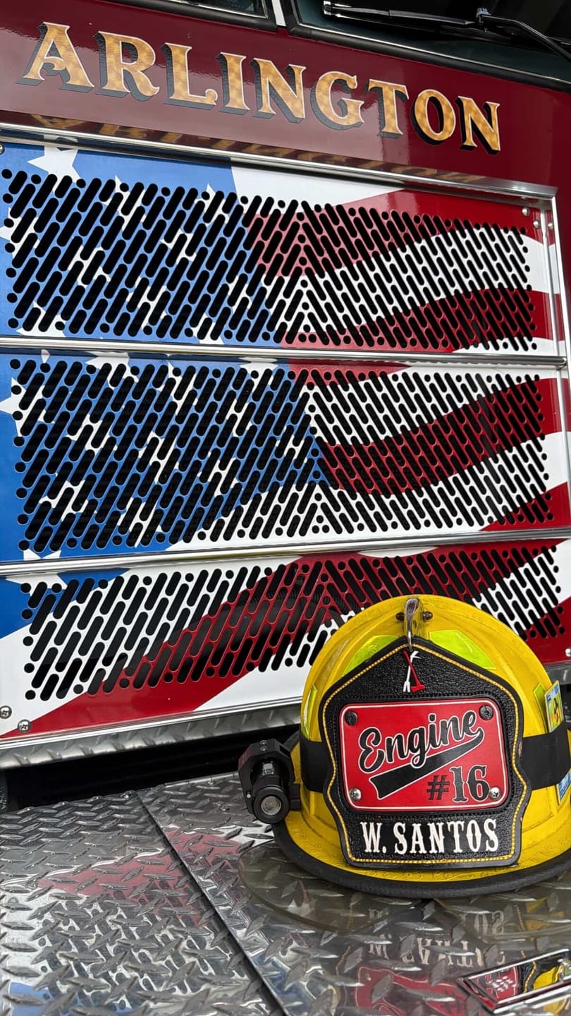 Customer photo review of Passport Firefighter Helmet Shield