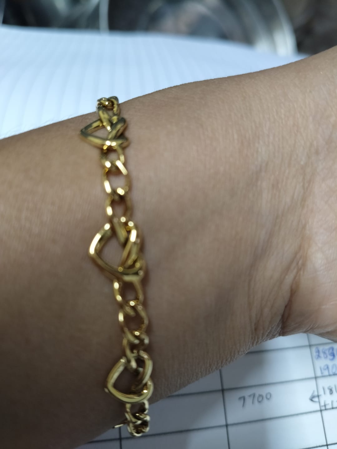 Customer photo review of Tied in Love Bracelet