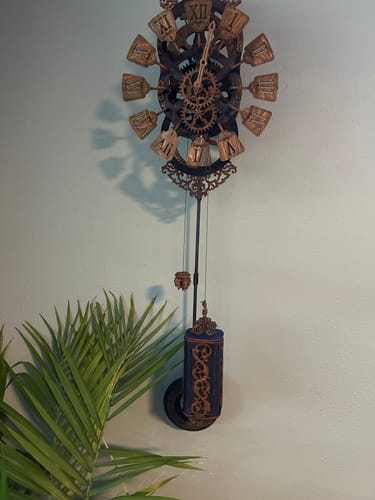 Customer photo review of Pendulum Wall Clock