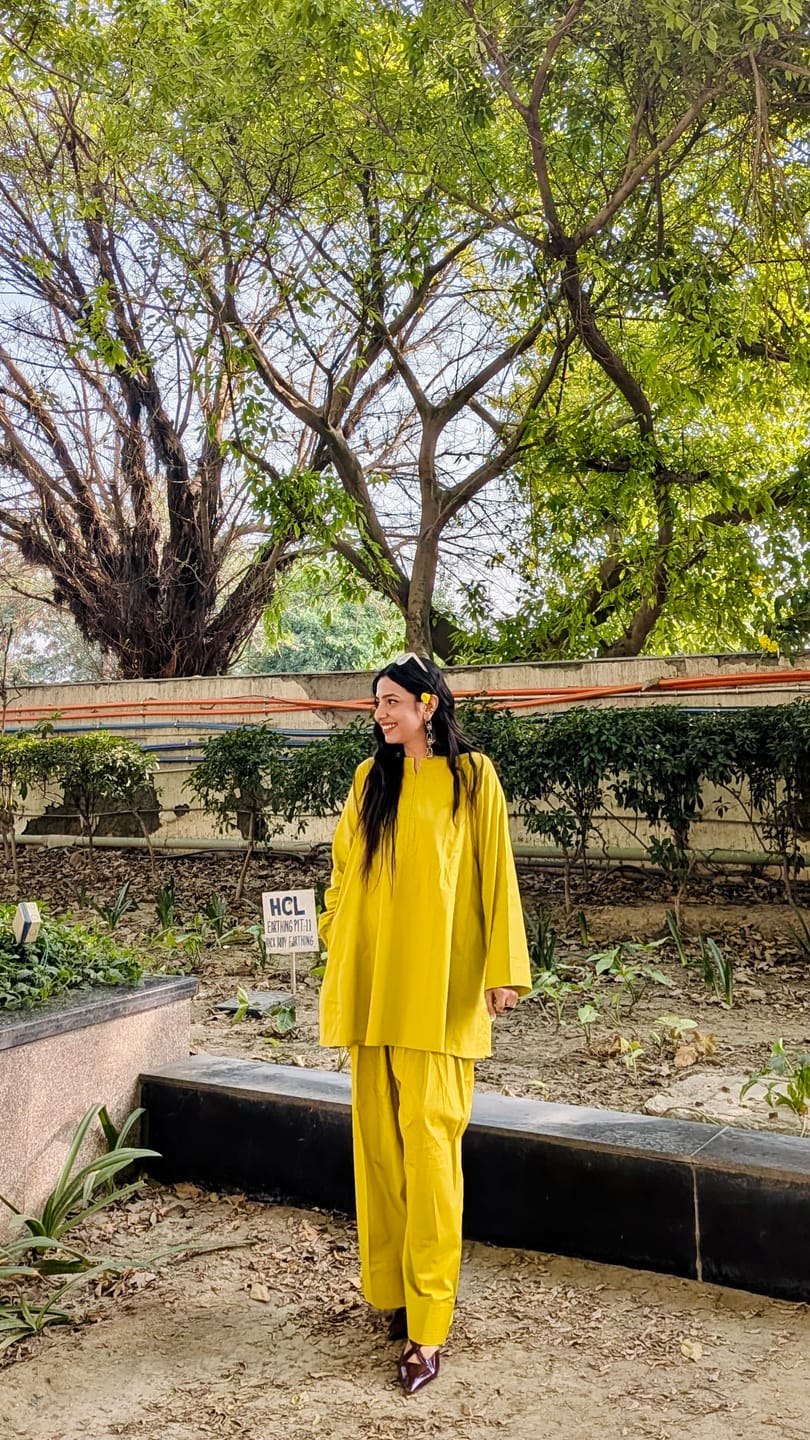 Customer photo review of tithi — kurta & pants