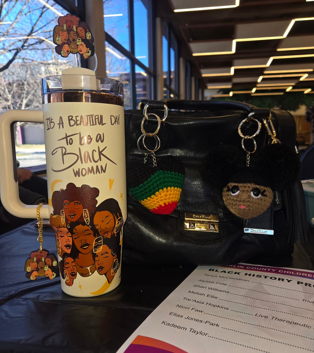 Customer photo review of Limited Edition "Crème Brûlée" Insulated Tumbler – Pinklomein x Cecilia's House Collab