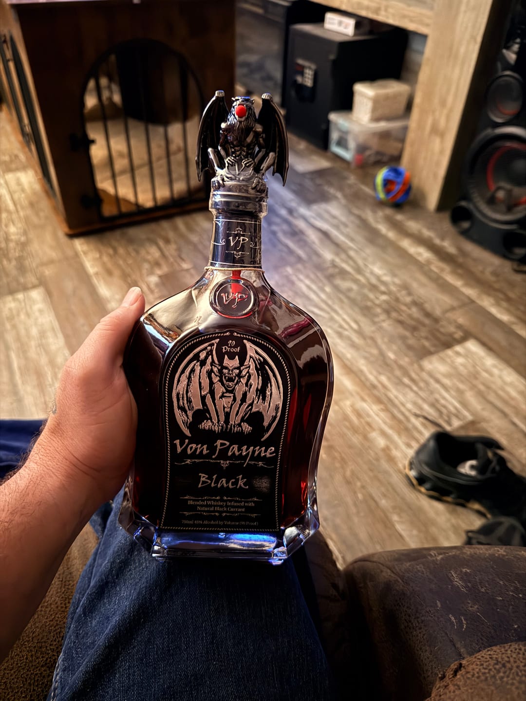 Customer photo review of Von Payne Black Blended Whiskey