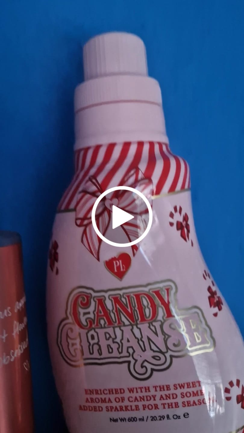 Customer video review of P.Louise Candy Cane Cleanse Body Wash