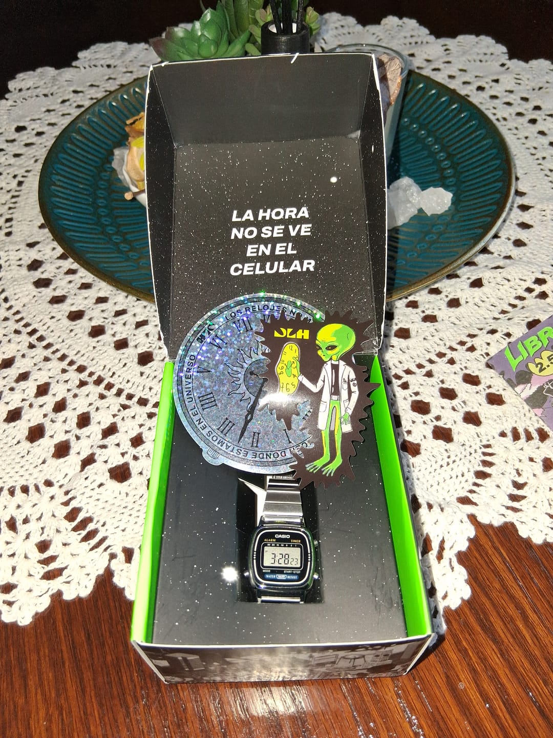 Customer photo review of Reloj Casio Vintage LA670WA-1DF Plateado Mini