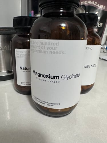 Customer photo review of Magnesium Glycinate (Pure & Unbuffered) - 110 Capsules