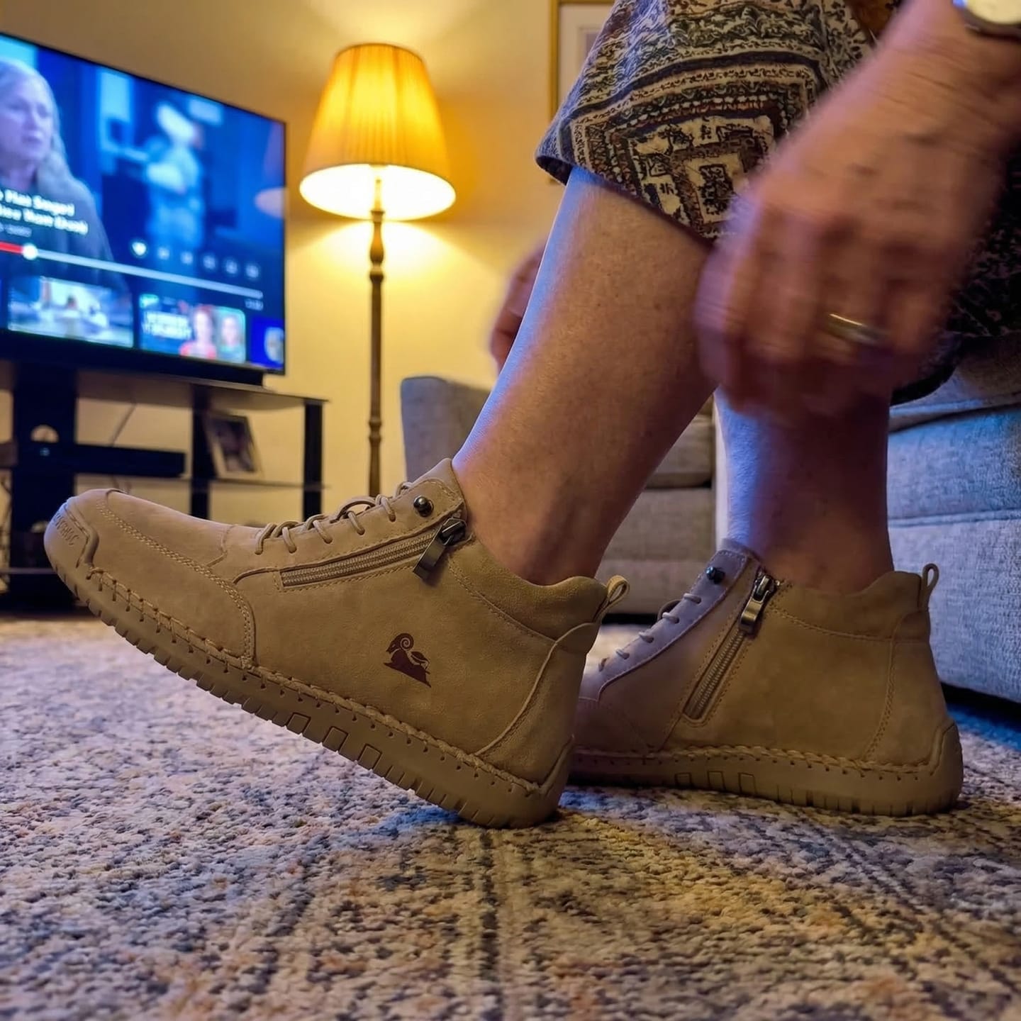 Customer photo review of Barevita Grace | Healthy & Supportive Low Ankle Boot