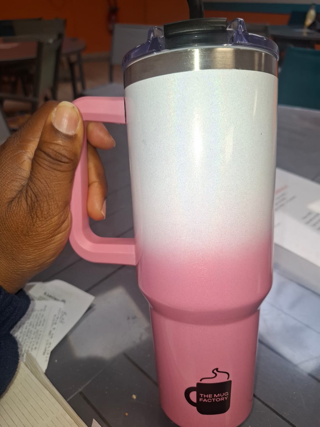 Customer photo review of Shiny Bottle - Gobelet isotherme