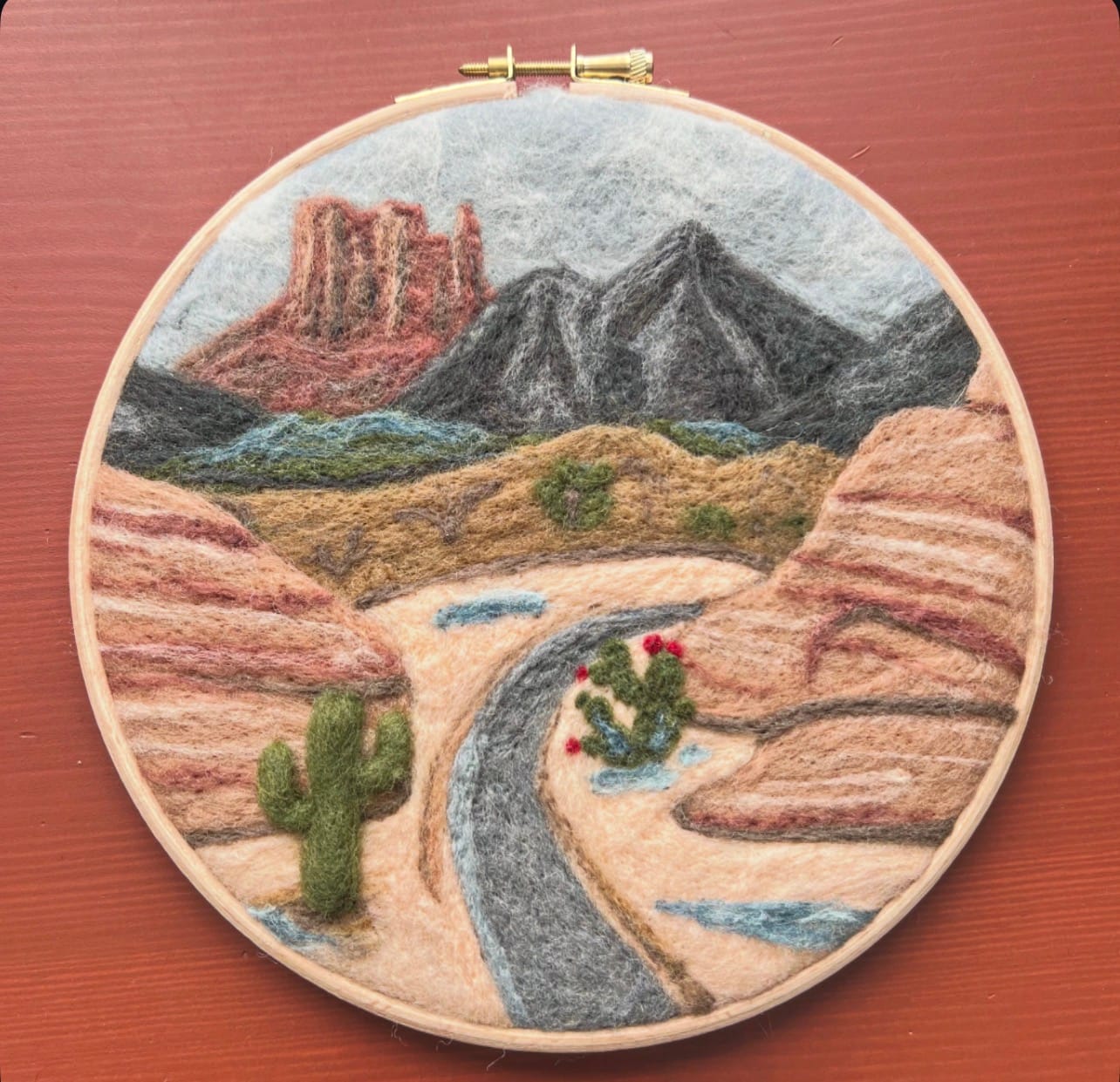 Customer photo review of Desert Trail Needle Felting Kit