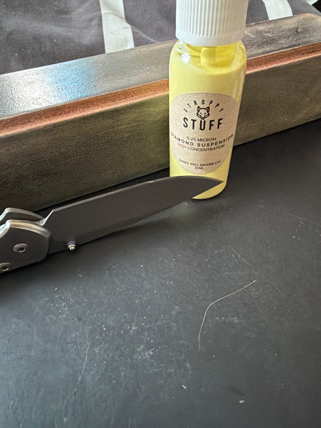 Customer photo review of Stroppy Stuff Mono Diamond Suspension 30ml
