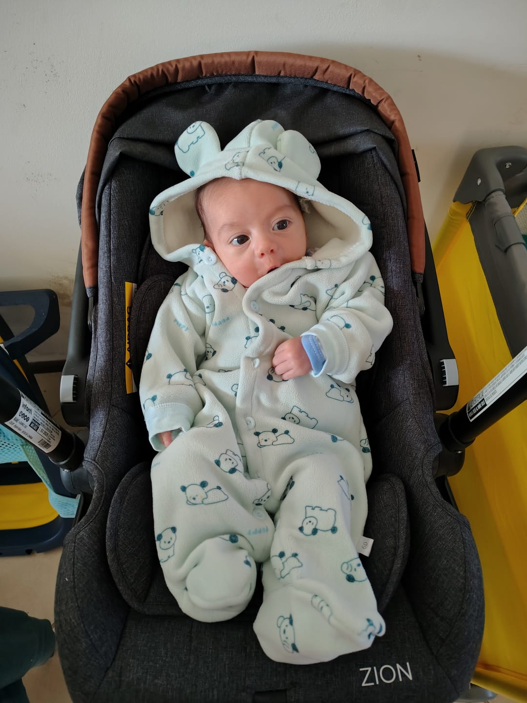 Customer photo review of Enterito plush abrigado para bebé - ¡Nueva colección!