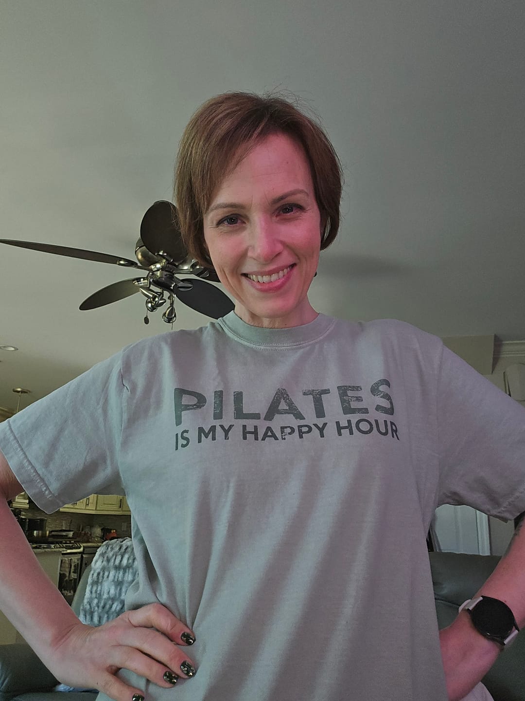 Customer photo review of Pilates Is My Happy Hour