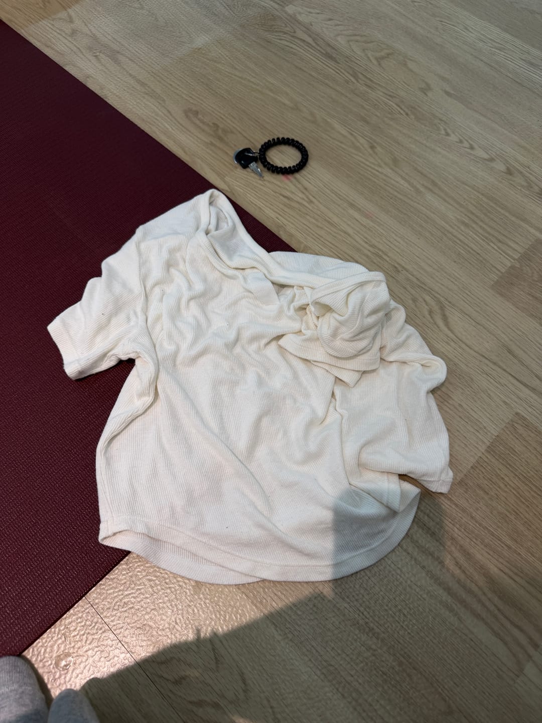 Customer photo review of 羅紋布短版Ribbed Tee