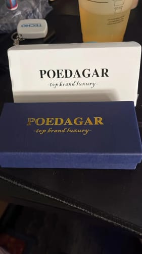 Customer photo review of POEDAGAR Luxury Fashion Male Wristwatch Luminous Waterproof Date Watches For Men Nylon Leather Quartz Business Men's Clock Reloj