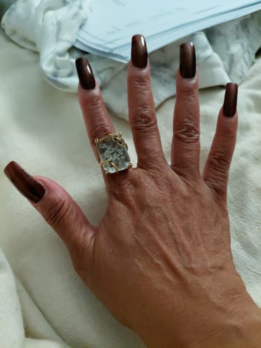 Customer photo review of Crystal Vault Vintage Ring