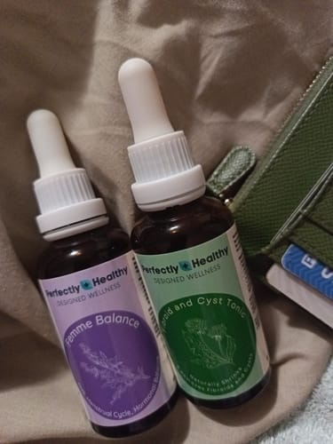 Customer photo review of Fibroid & Hormonal Balance Combo
