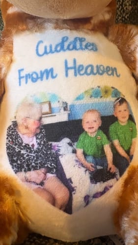 Customer photo review of Item Personalization