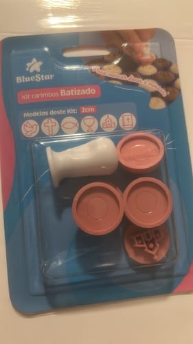 Customer photo review of "Christian Symbols" Embossing Candy Stamp Set  (BlueStar 7 pieces) 2cm