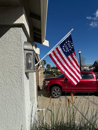 Customer's image for their United States Pocket Constitution review, showing a patriotic flag.