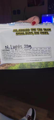 Customer photo review of Northern Lights THCA Flower