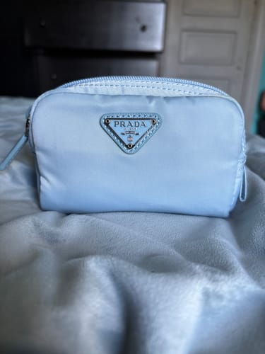 Customer photo review of PRA CLUTCH 12 IN CERULEAN BLUE RE-NYLON