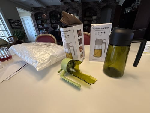 Customer photo review of 2 in 1 Oil Dispenser