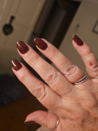 Customer photo review of Vampy | Super Jellies DIY Hard Semi Cured Gel Nail Wraps