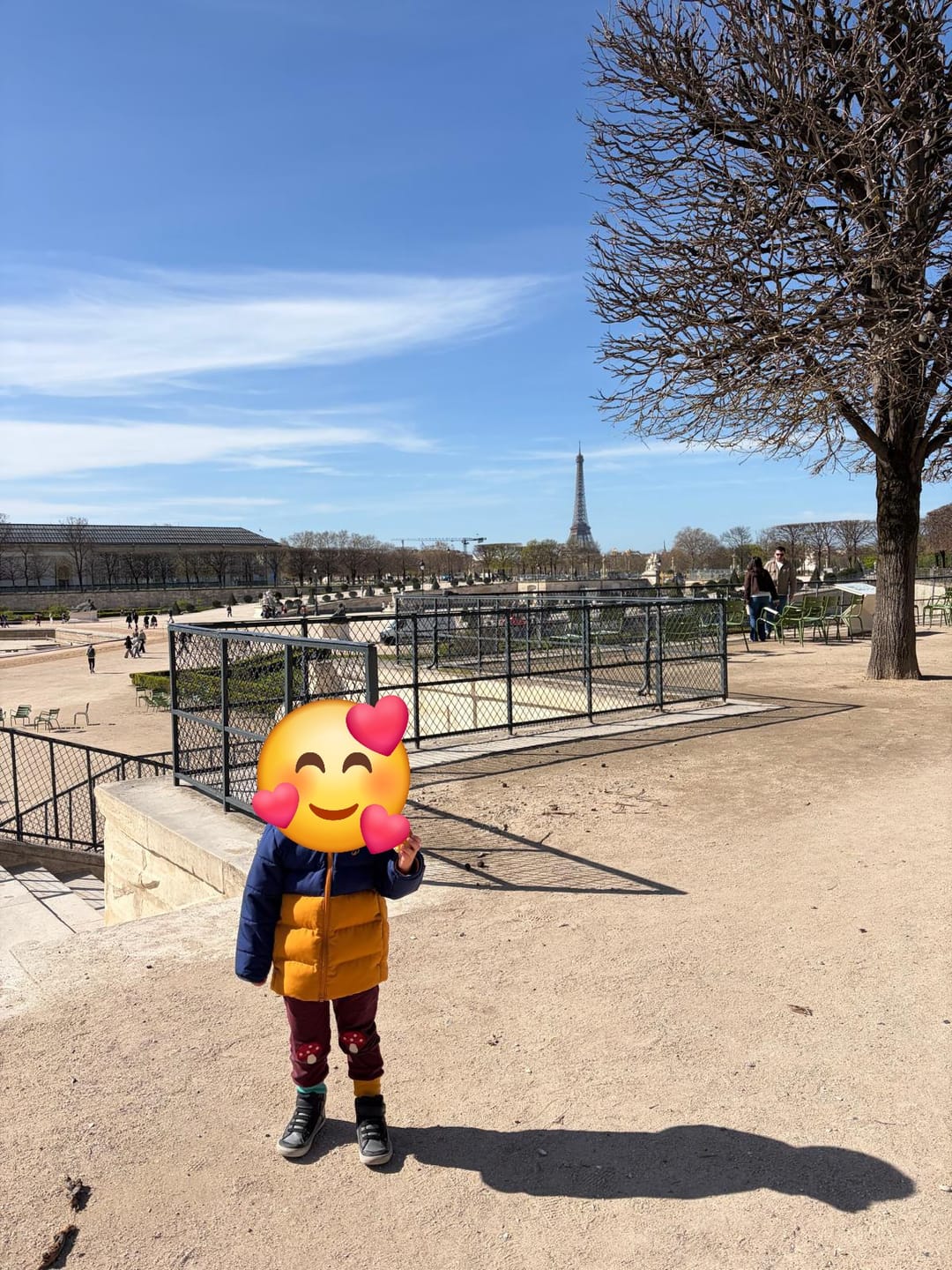 Customer photo review of Bees Knees Patch Striped Joggers