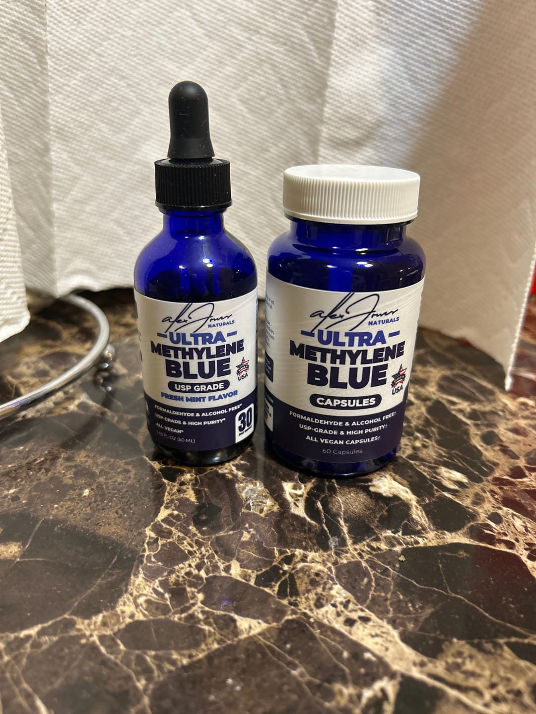 Customer photo review of Ultra Methylene Blue Capsules (60 Capsules) (30 Servings)
