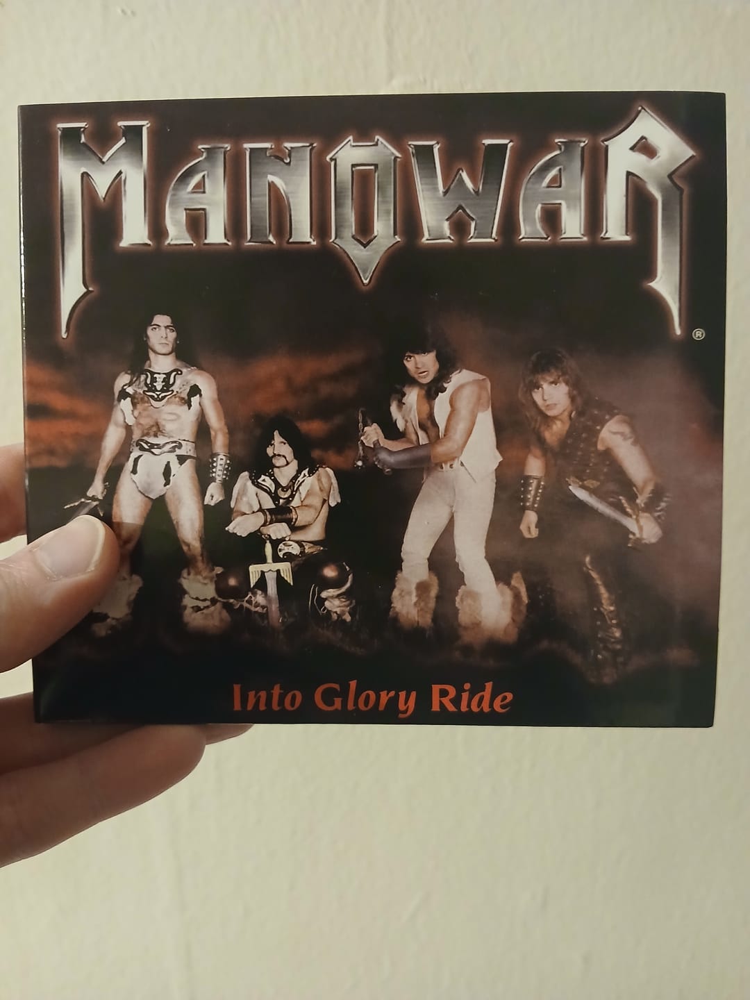 Customer photo review of Manowar CD Into Glory Ride Silver Edition - Digipak