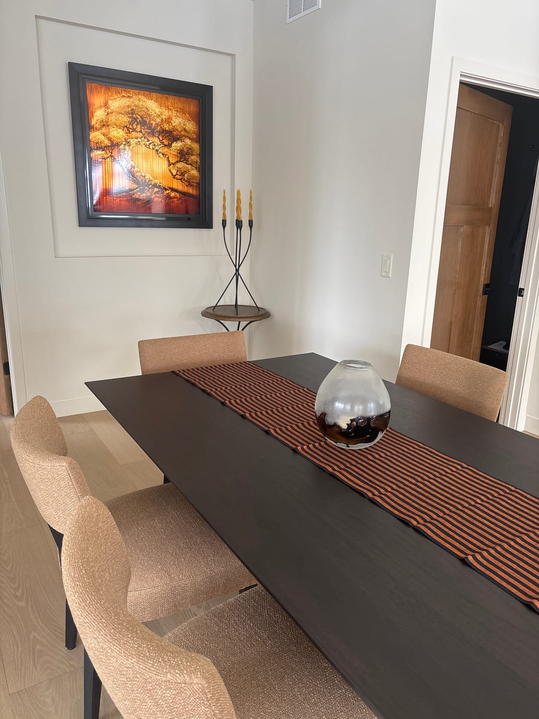 Customer photo review of Amalfi Stripe Table Runner