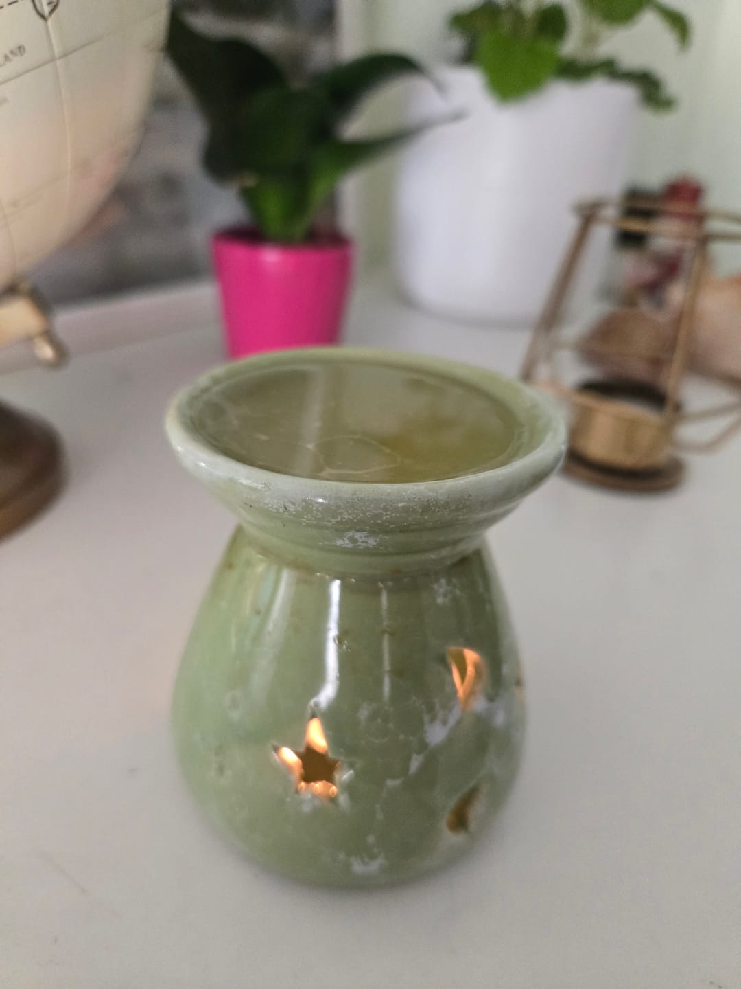 Customer photo review of Vainilla & Rosas - Gel wax melt