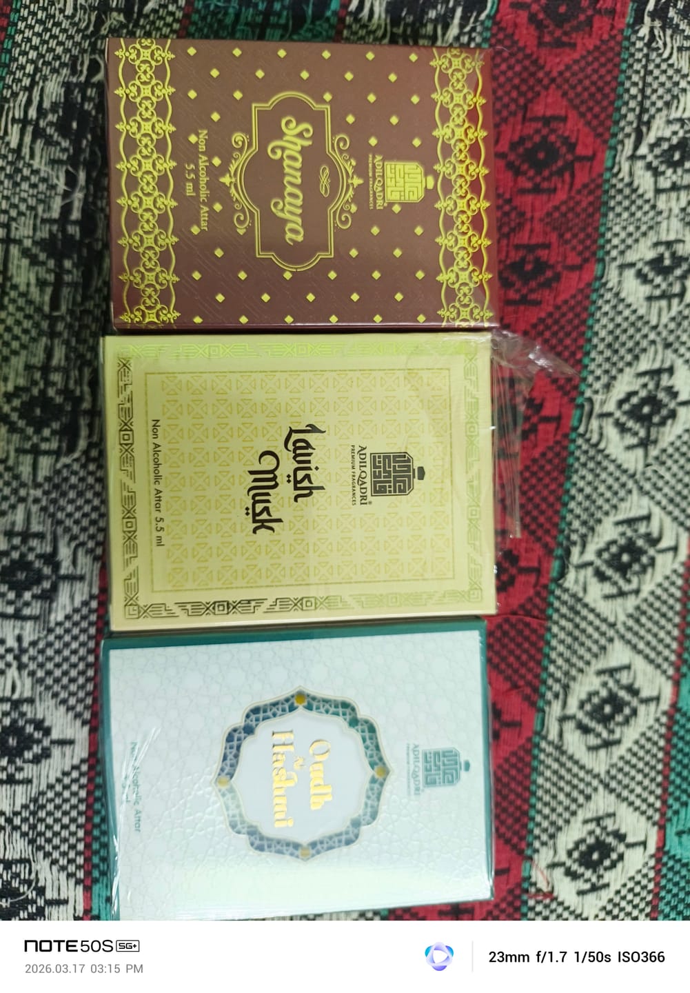 Customer photo review of The Story Luxury Attar Perfume