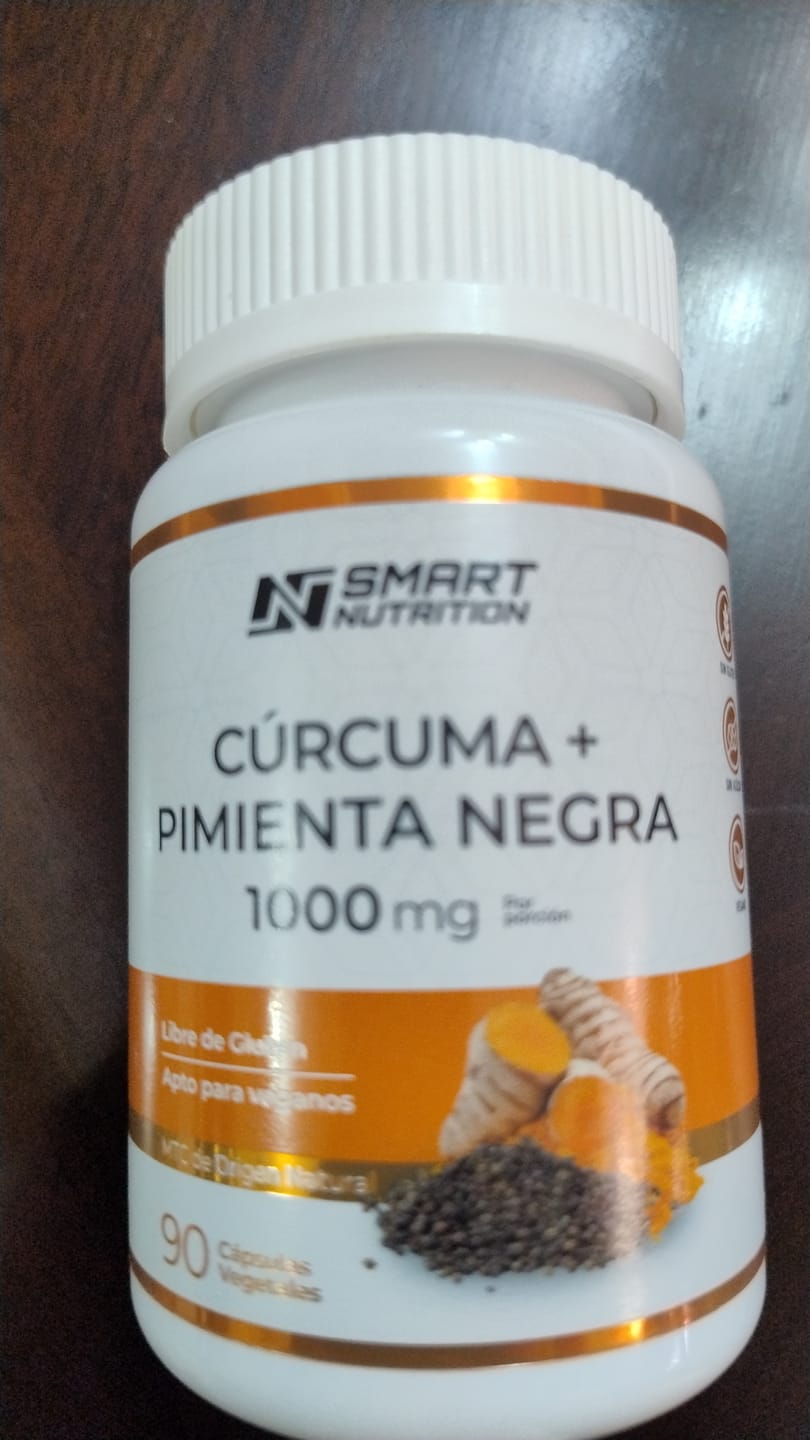 Customer photo review of Cúrcuma + Pimienta Negra 1000mg - 90 cápsulas vegetales | Smart Nutrition
