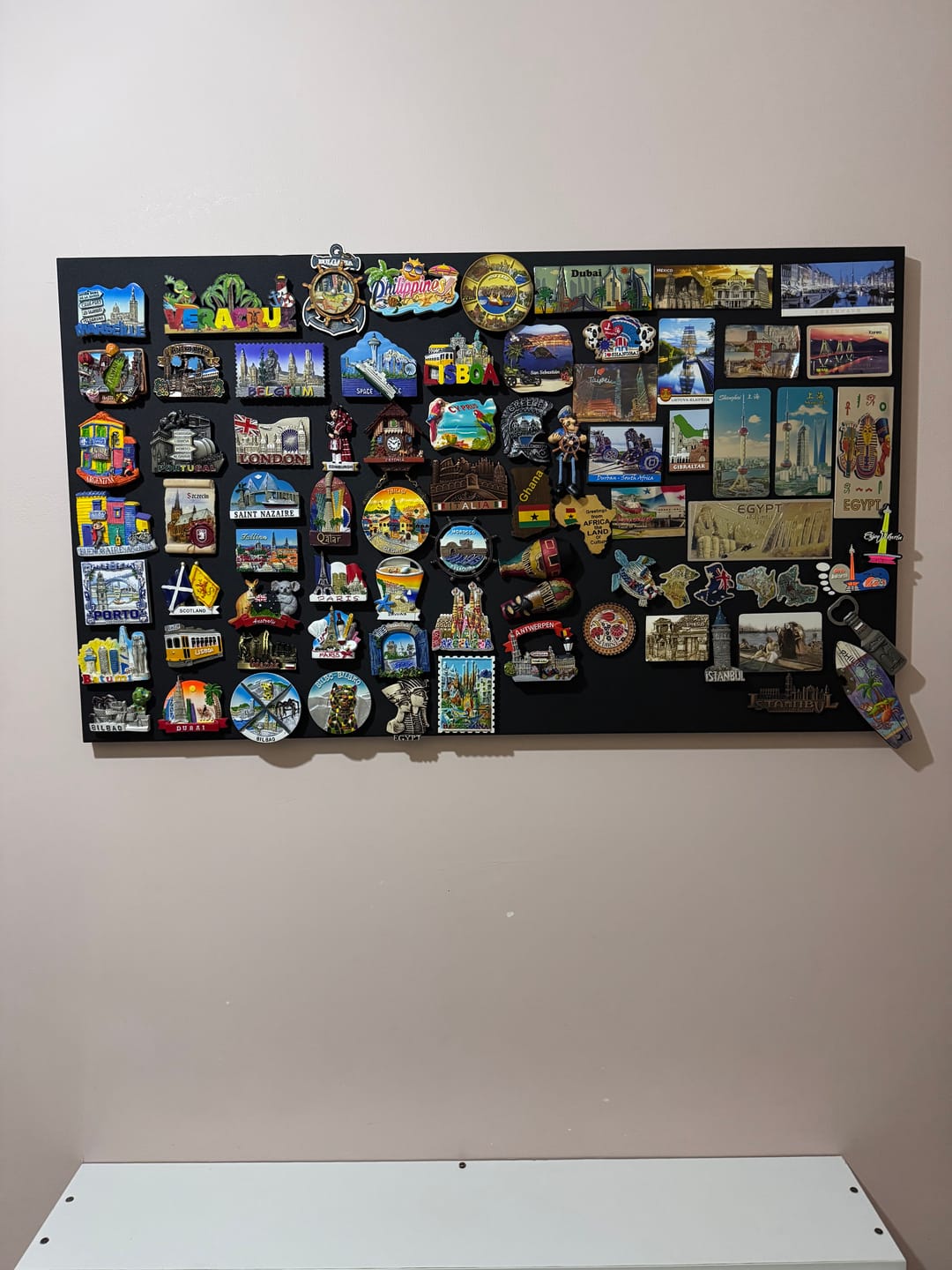 Customer photo review of Metal Magnet Panosu Beyaz