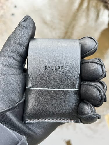 Customer photo review of Slimmad plånbok i äkta läder