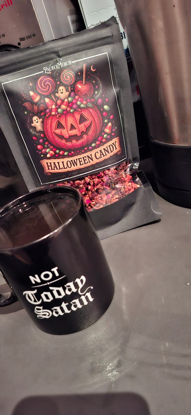 Customer photo review of Halloween Candy – Früchtetee mit Karamell-Birne-Geschmack | Halloween Tee