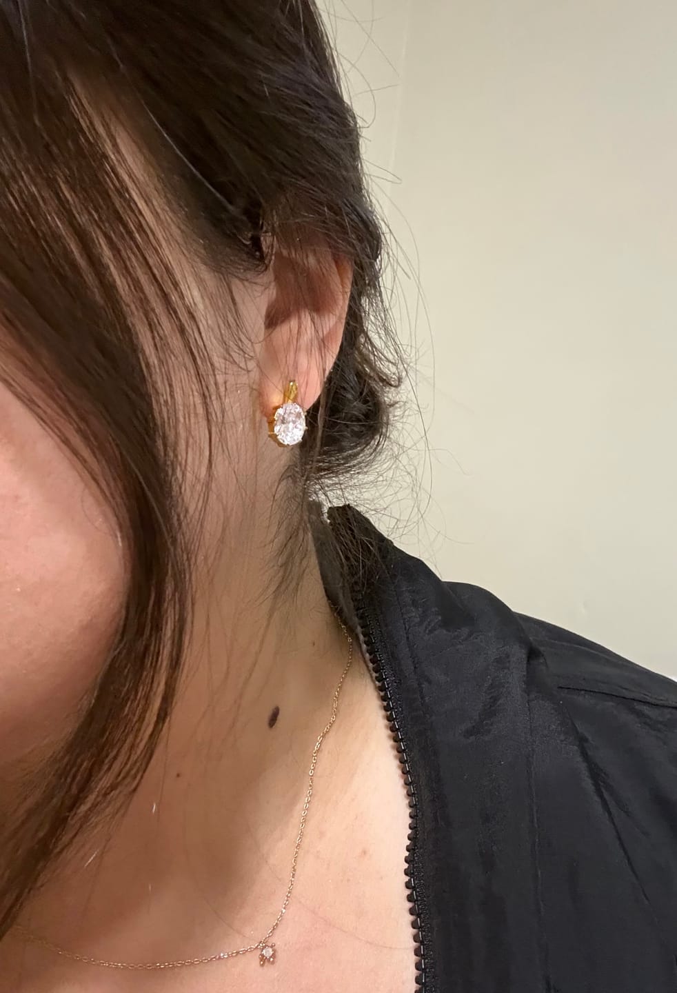 Customer photo review of The Romy Earrings