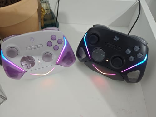 Customer photo review of EasySMX® D10 Multiplatform Gaming Controller with TMR sticks, Trigger Lock and Charging Dock