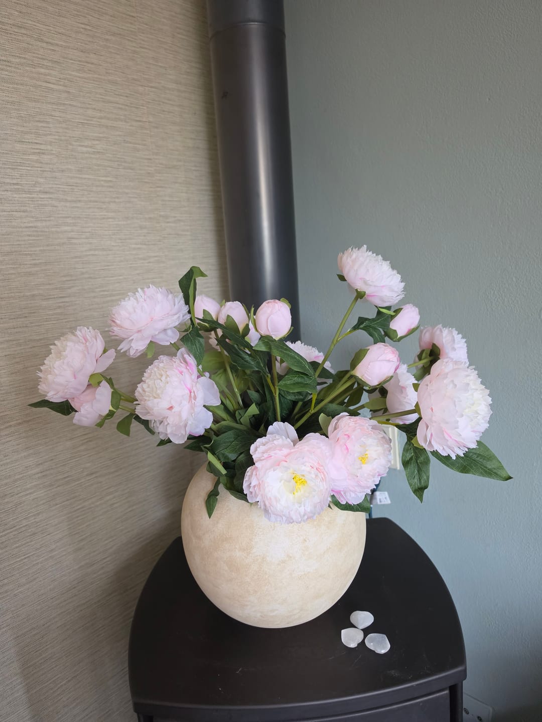 Customer photo review of Zijden Pioenrozen - Lichtroze