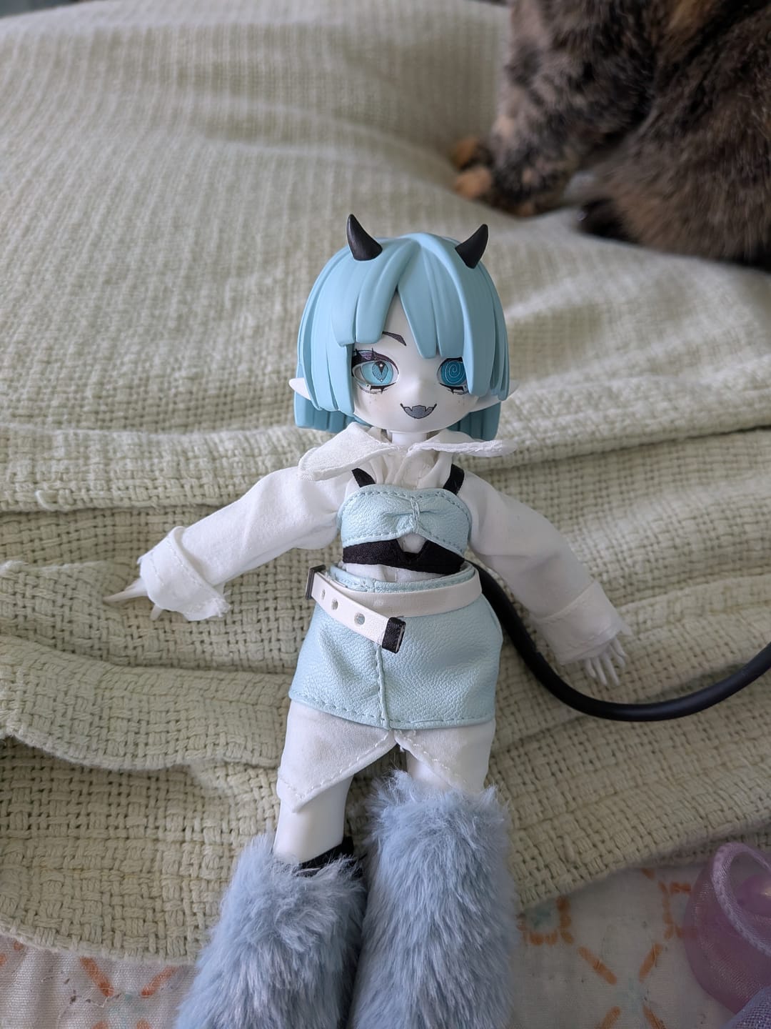 Customer photo review of Cooze Devil Horns Series 1/8 Action Figure BJD Blind Box