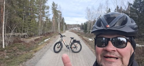 Customer photo review of Lankeleisi MG600 Plus Front and Rear oil brakes