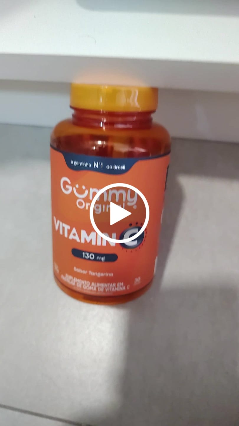 Customer video review of Gummy® Vitamina C Tangerina - 120 g