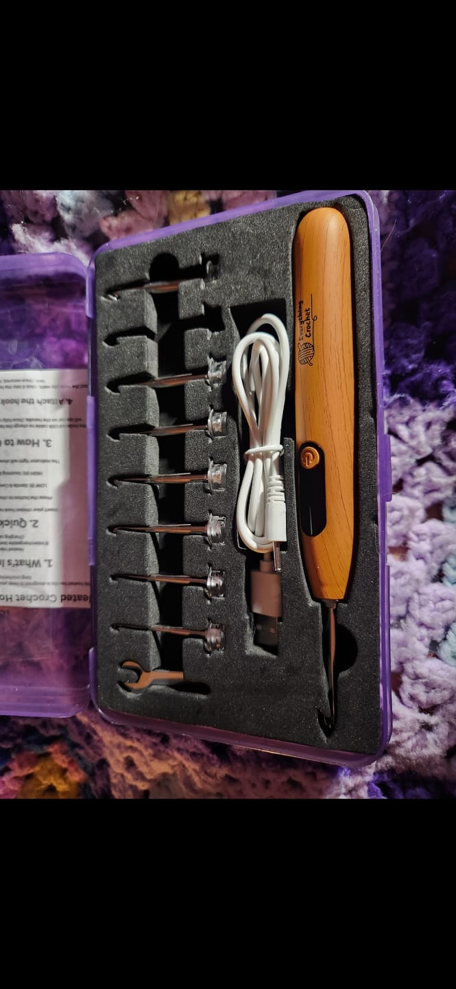 Customer photo review of Heating Crochet Set