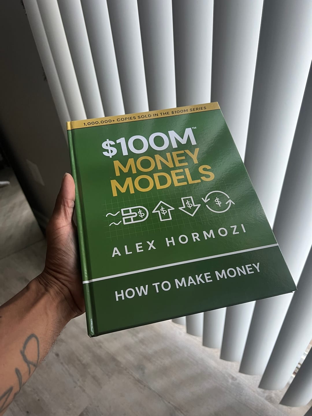 Customer photo review of $100M Money Models Hardback Book