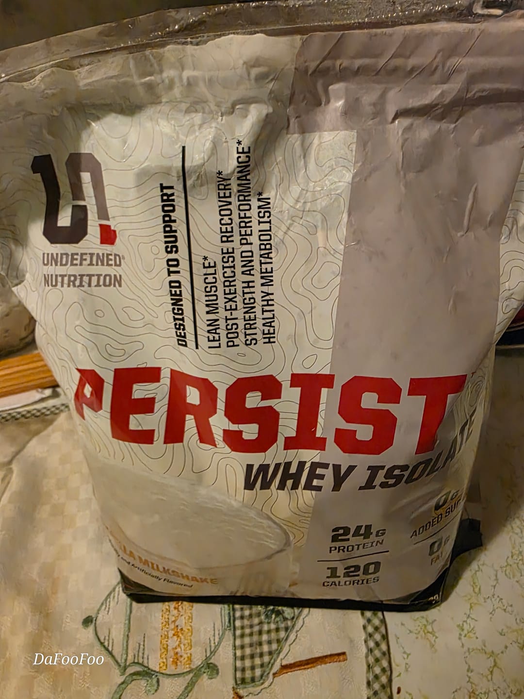 Customer photo review of PERSIST | WHEY PROTEIN ISOLATE