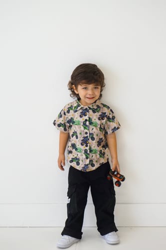 Customer photo review of Clover Crusher Button Up Shirt